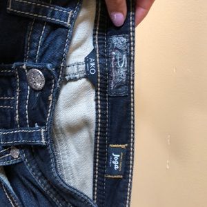 Silver Aiko Joga stretch boot jeans sz 27 , 33